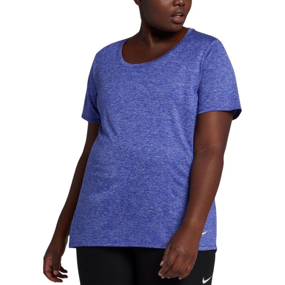 Nike Women's Plus Dry Legend Training T-Shirt Blue Size 3X